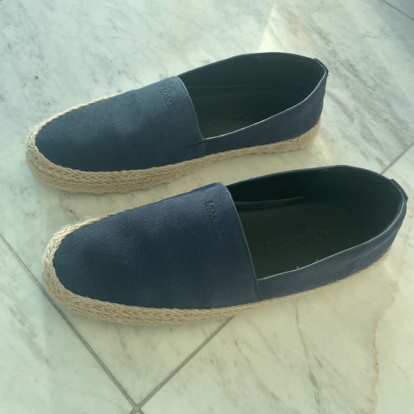Coach Suede Espadrilles Cobalt Blue in Size 8.5 - Picture 10 of 11
